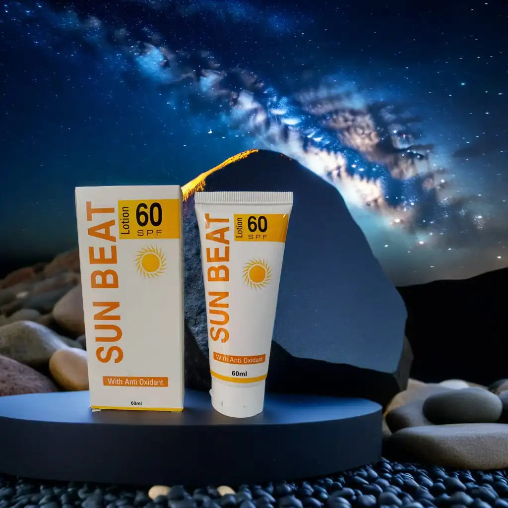 Sun Beat SPF 60 Daily Sunblock Lotion 60ml for Men and Women – High UV Index Protection Pakistan Pellis Health Care