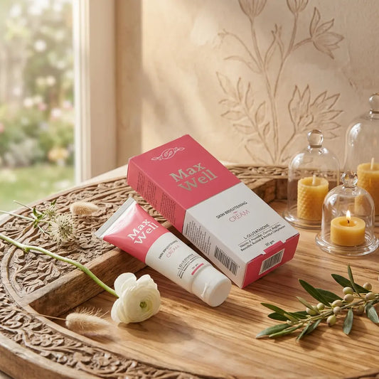 Max Well brightening and glowing cream by Pellis Health Care 