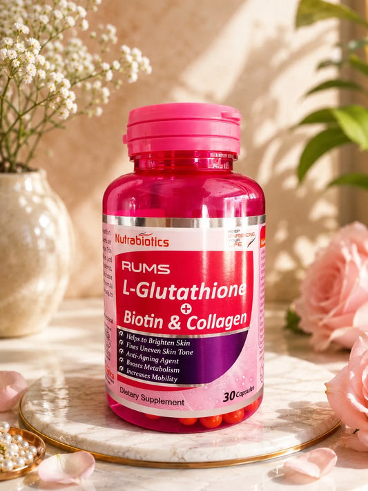Best L-Glutathione Biotin & Collagen Capsules in Pakistan – Skin Brightening | Pellis Health Care